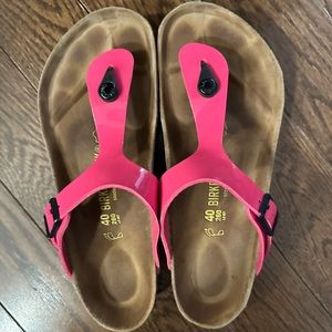 Birkenstock Thong Pink size 40 EU 9-9.5 US